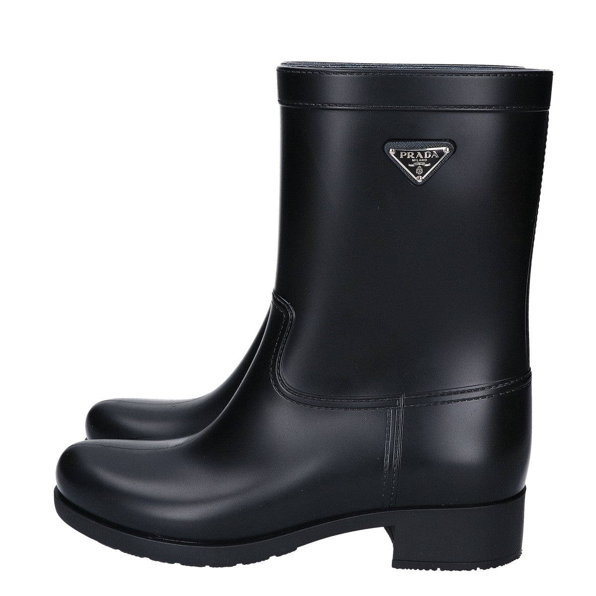 PRADA プラダ トライアングルロゴ レインブーツ シューズ