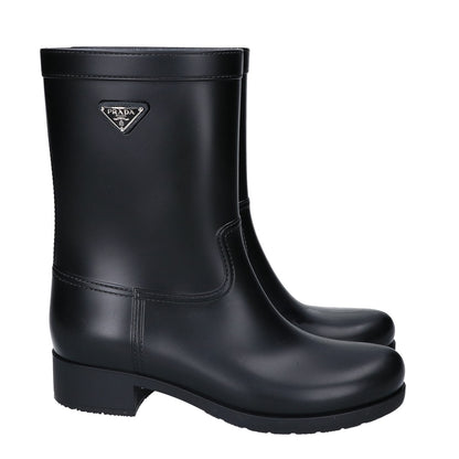 PRADA プラダ トライアングルロゴ レインブーツ シューズ