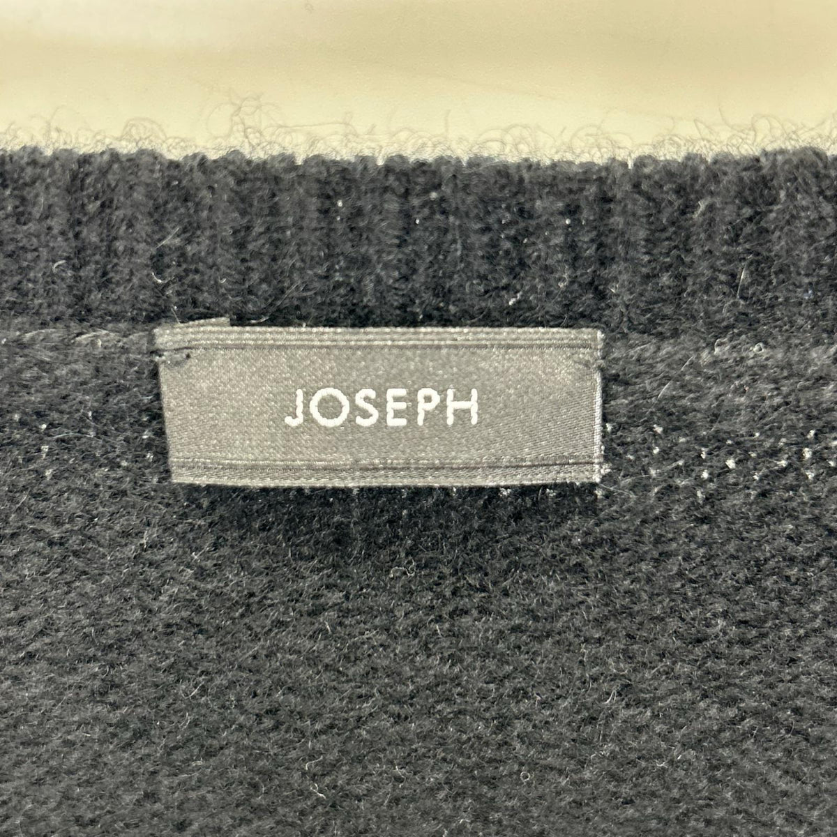 JOSEPH ジョセフ JF004359 ブラック Vネックセーター トップス