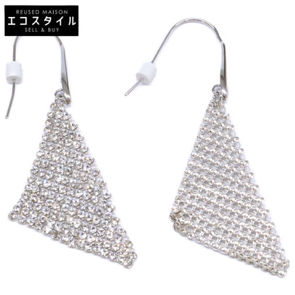 SWAROVSKI スワロフスキー 【美品】Fit クリスタルメッシュ フック ピアス