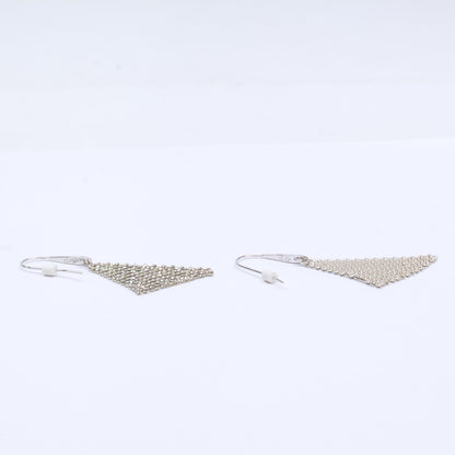 SWAROVSKI スワロフスキー 【美品】Fit クリスタルメッシュ フック ピアス