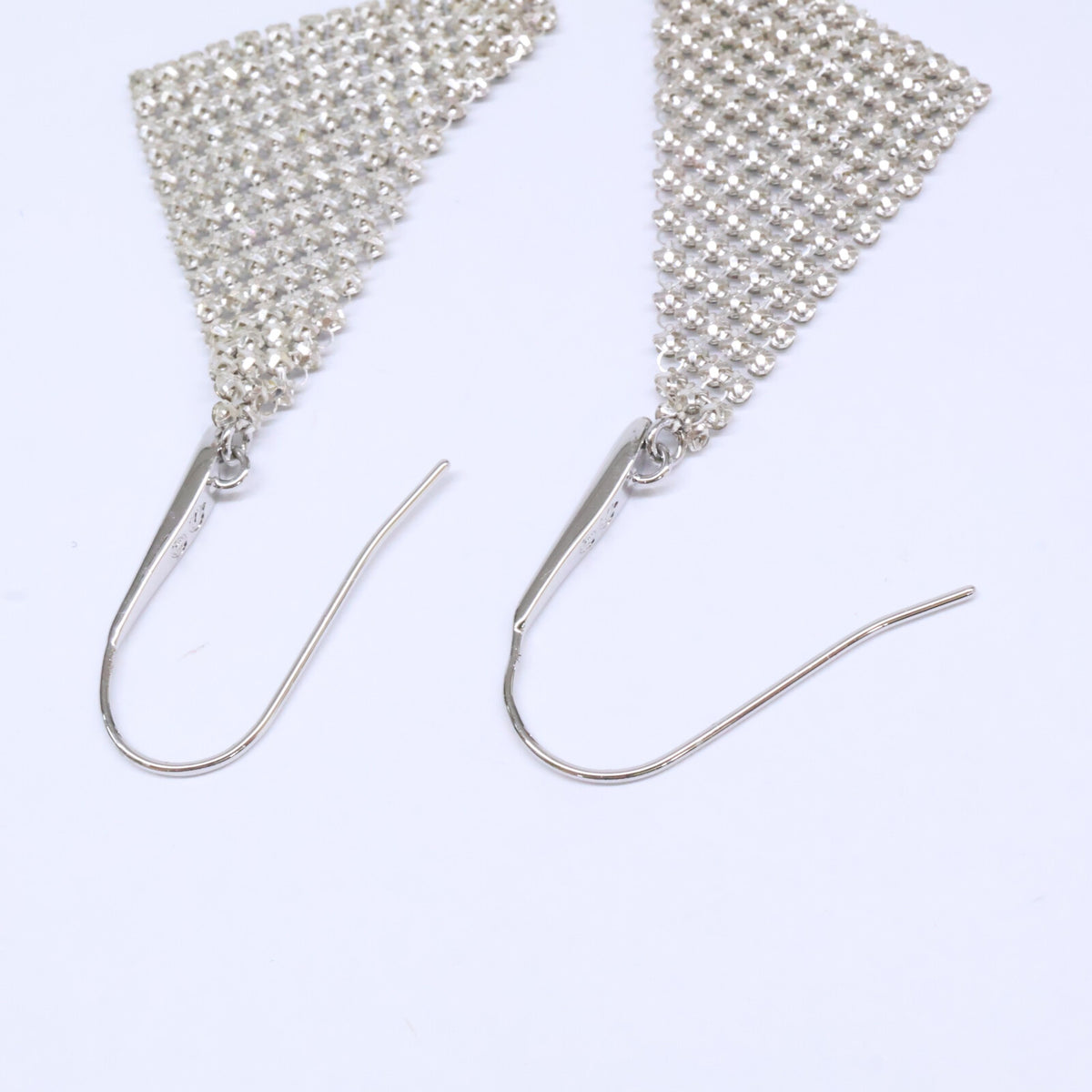 SWAROVSKI スワロフスキー 【美品】Fit クリスタルメッシュ フック ピアス