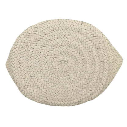 Aeta アエタ 美品 BASKET ： M レザー 編み込み バスケットバッグ ハンドバッグ レディース アイボリー KG02 ハンドバッグ