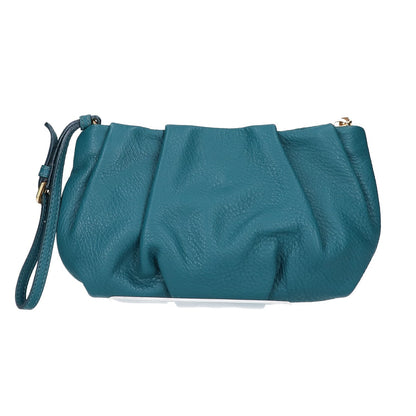 PRADA プラダ 【美品】レザー ギャザー ポーチ