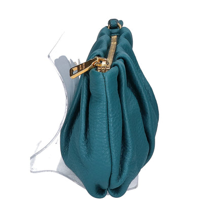 PRADA プラダ 【美品】レザー ギャザー ポーチ
