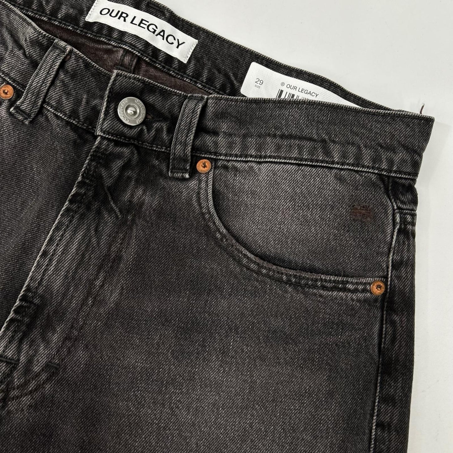 OurLegacy アワーレガシー 25AW M4255TH ブラック THIRD CUT デニムパンツ ボトムス