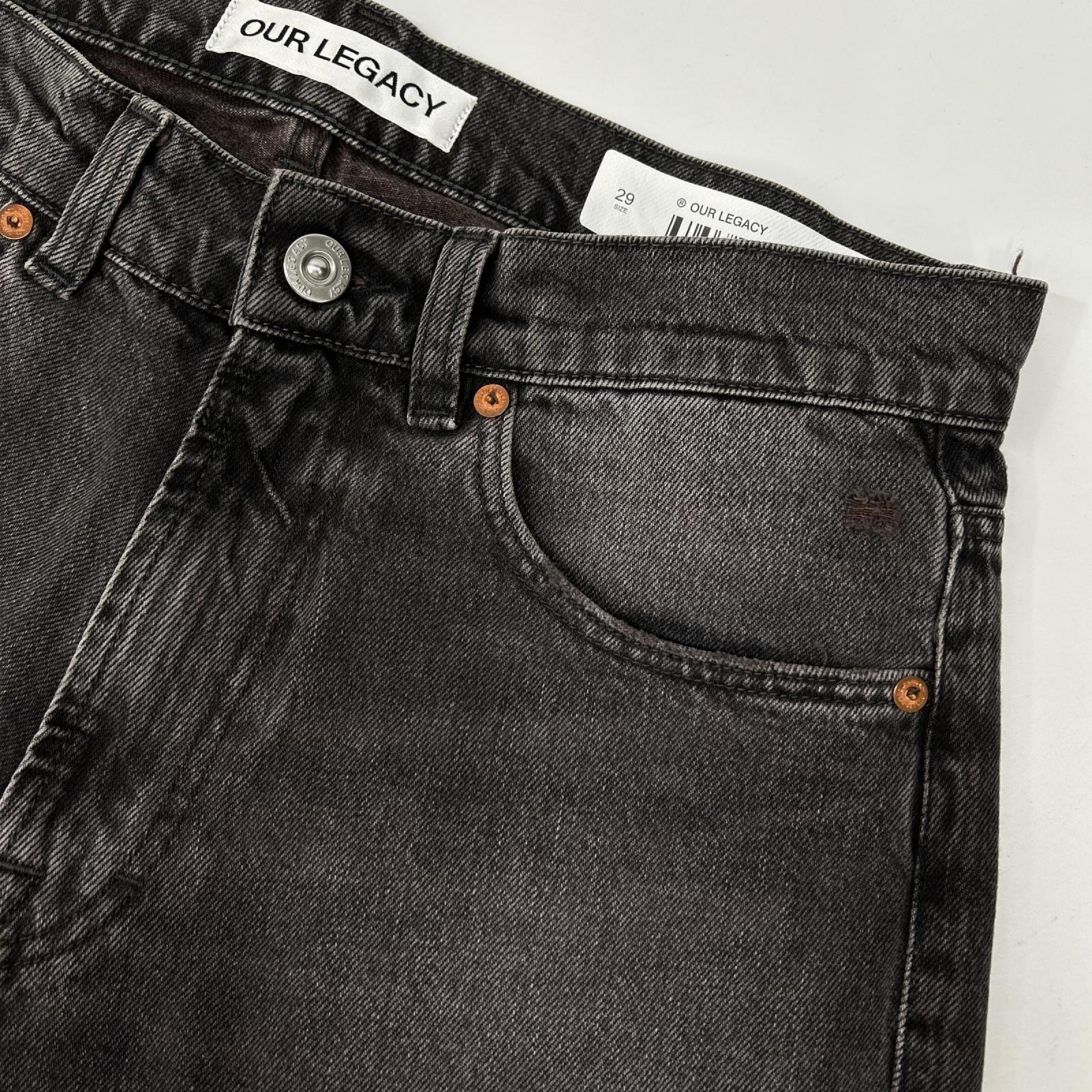 OurLegacy アワーレガシー 25AW M4255TH ブラック THIRD CUT デニムパンツ ボトムス