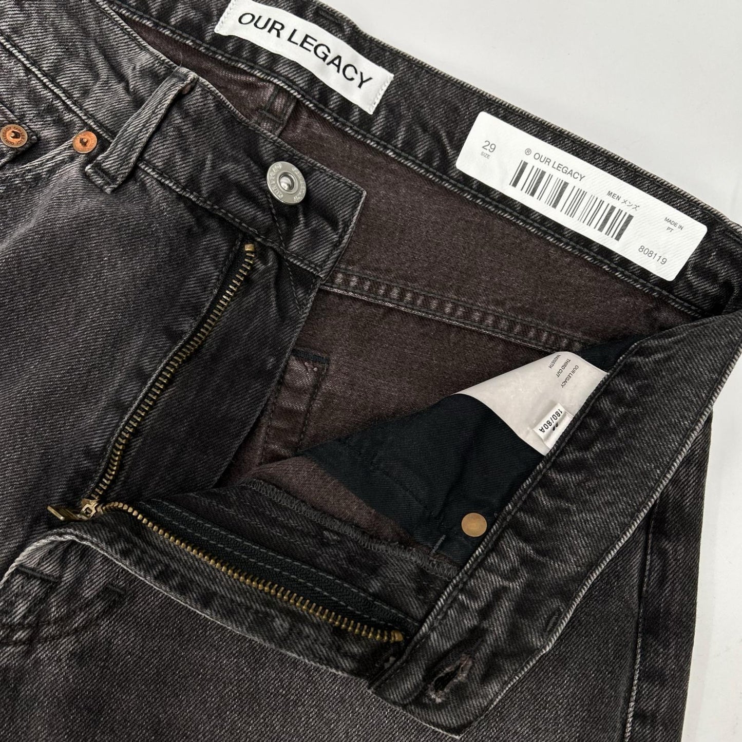 OurLegacy アワーレガシー 25AW M4255TH ブラック THIRD CUT デニムパンツ ボトムス