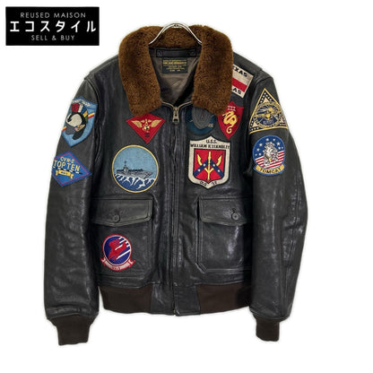 AVIREX アヴィレックス 783-4950011 ブラウン G-1 TOP GUN シープスキン フライトジャケット ジャケット