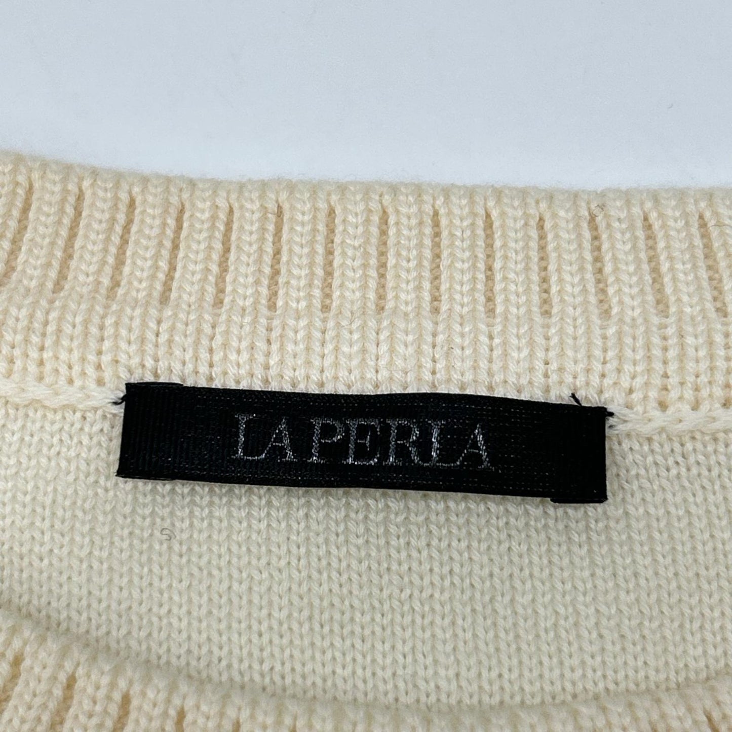 LAPERLA ラペルラ アイボリー ウール ニット セーター トップス