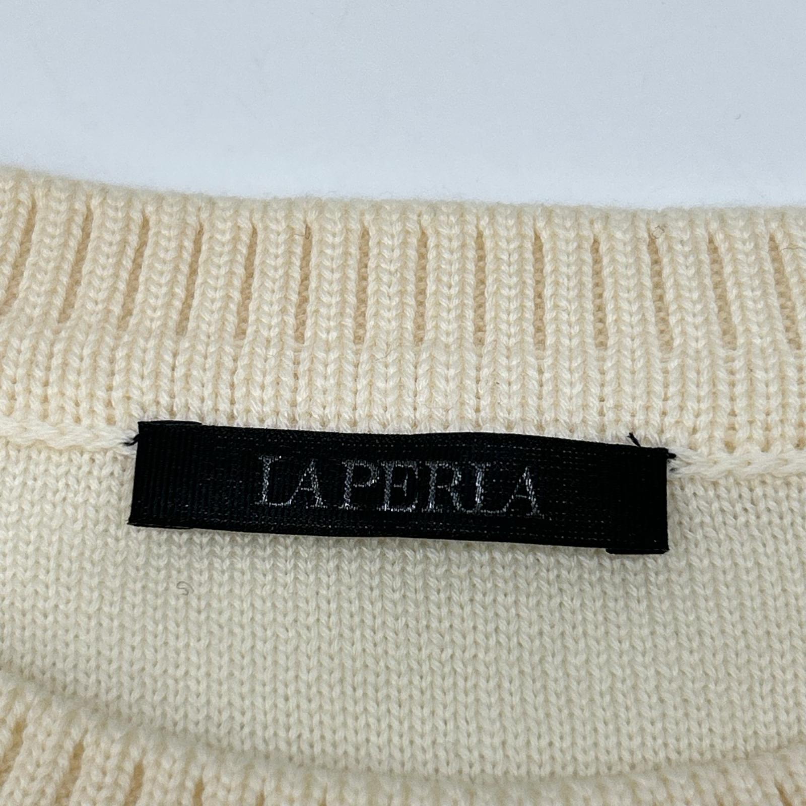 LAPERLA ラペルラ アイボリー ウール ニット セーター トップス