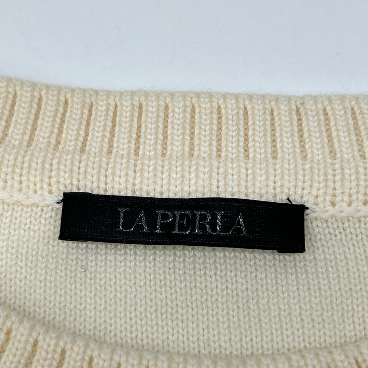 LAPERLA ラペルラ Ivory Wool Knit Sweater Tops
