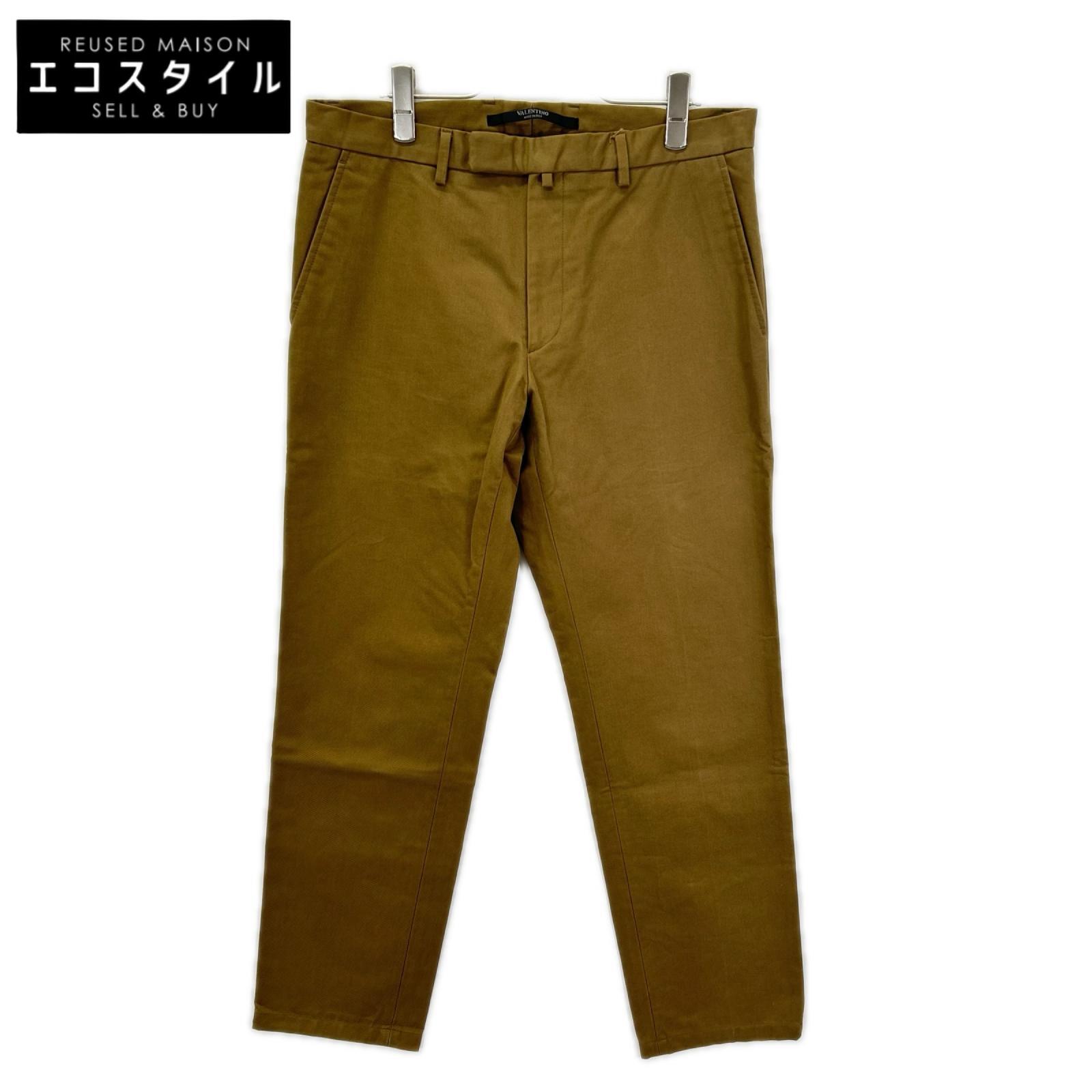 VALENTINO ヴァレンティノ JV0RCG5525T ベージュ コットン パンツ ボトムス