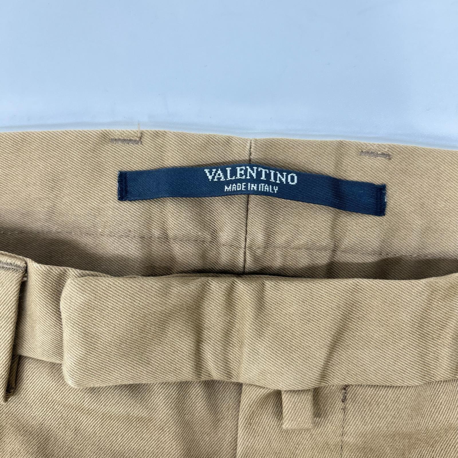 VALENTINO ヴァレンティノ JV0RCG5525T ベージュ コットン パンツ ボトムス