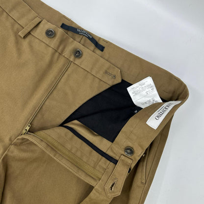VALENTINO ヴァレンティノ JV0RCG5525T ベージュ コットン パンツ ボトムス