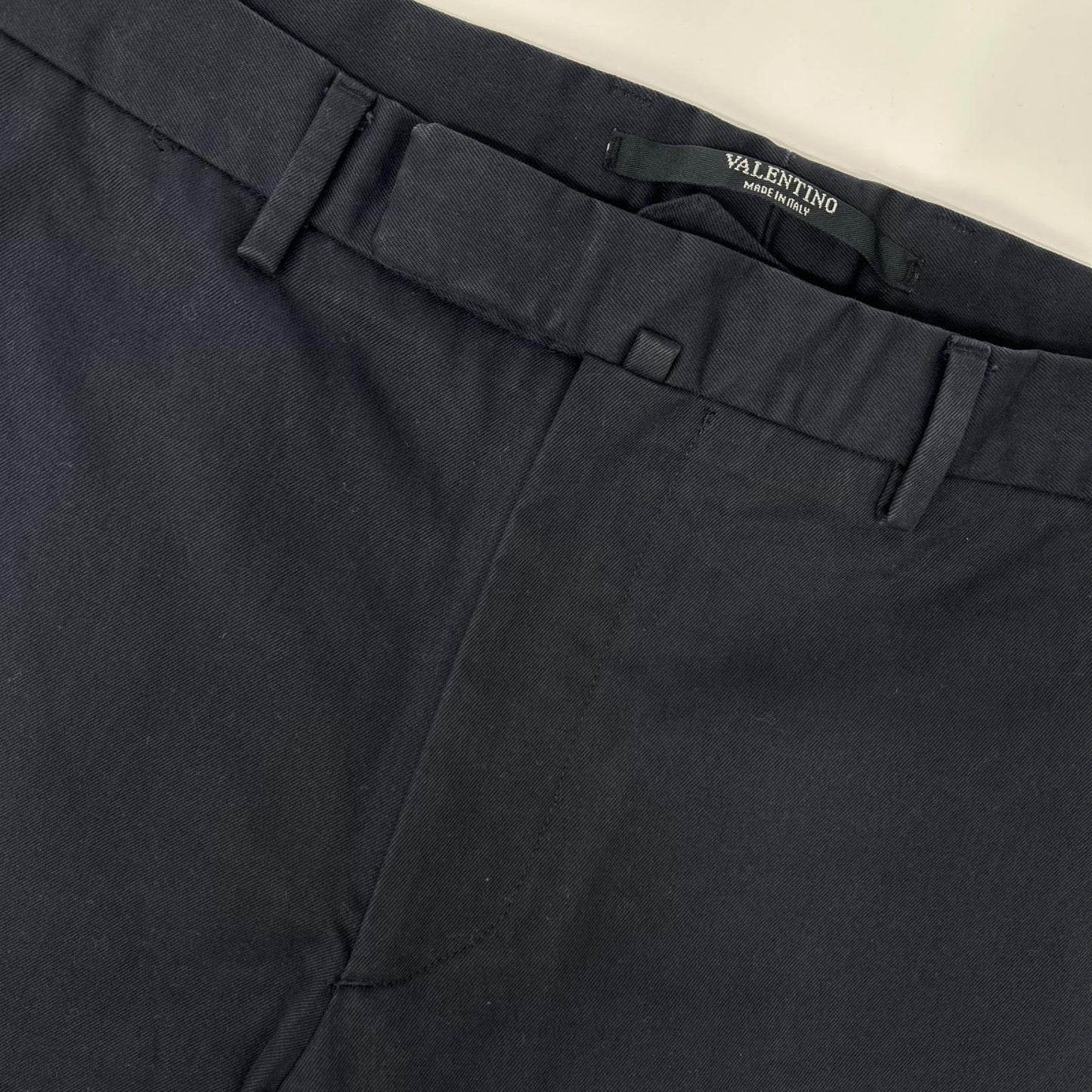 VALENTINO ヴァレンティノ JV0RCG5525T ネイビー コットン パンツ ボトムス