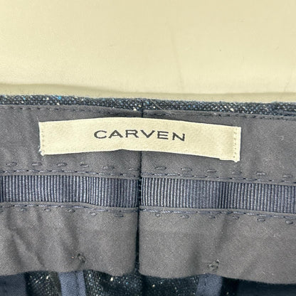 CARVEN カルヴェン 2021HP80 ネイビー ワイド テーラードパンツ ボトムス