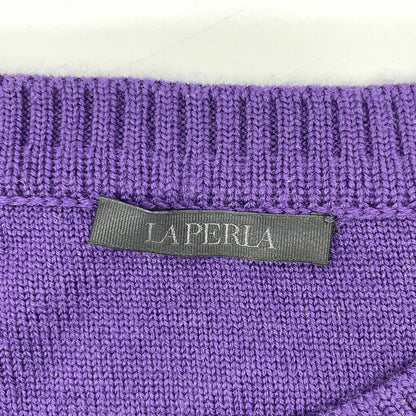 LAPERLA ラペルラ パープル ウール ニット セーター トップス