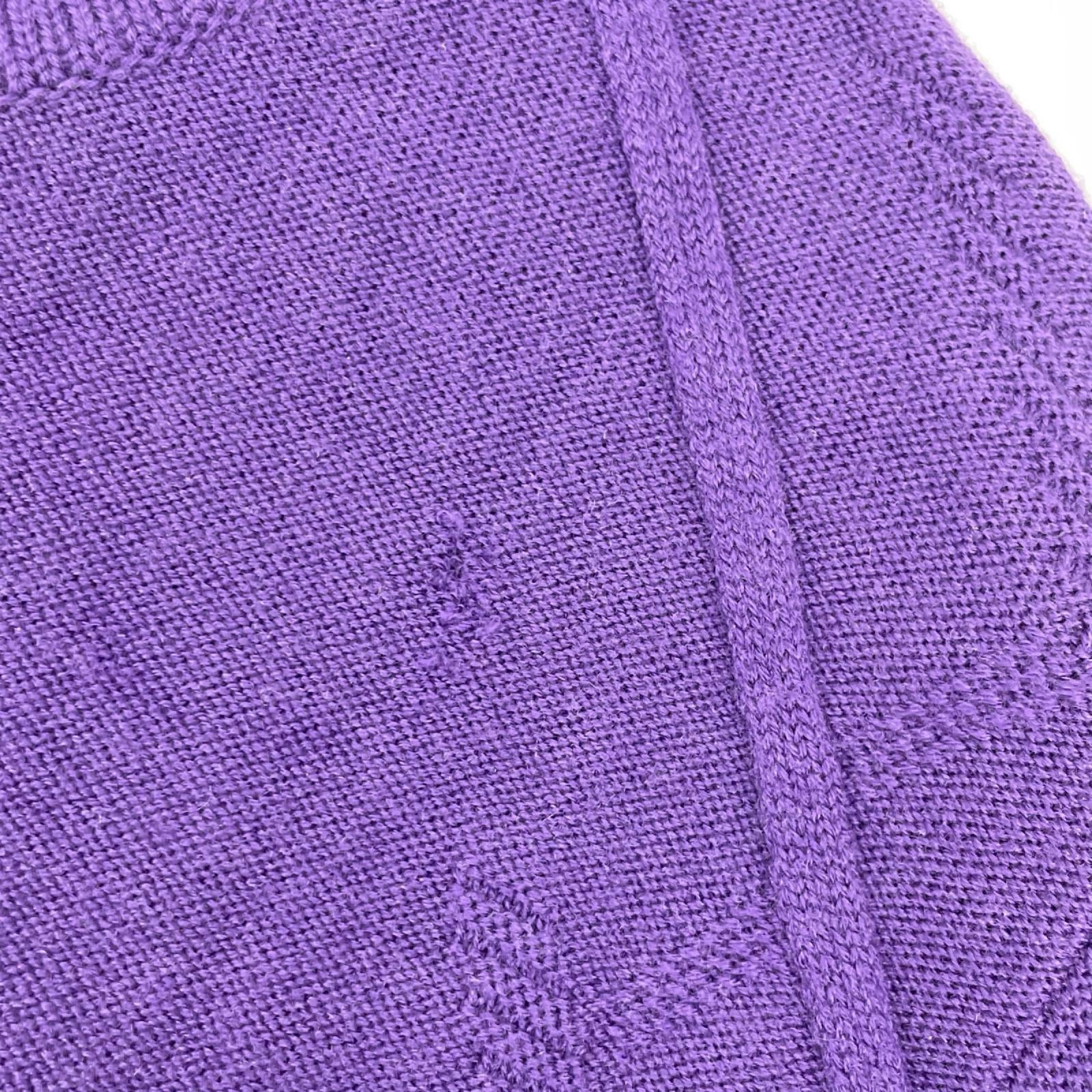 LAPERLA ラペルラ パープル ウール ニット セーター トップス