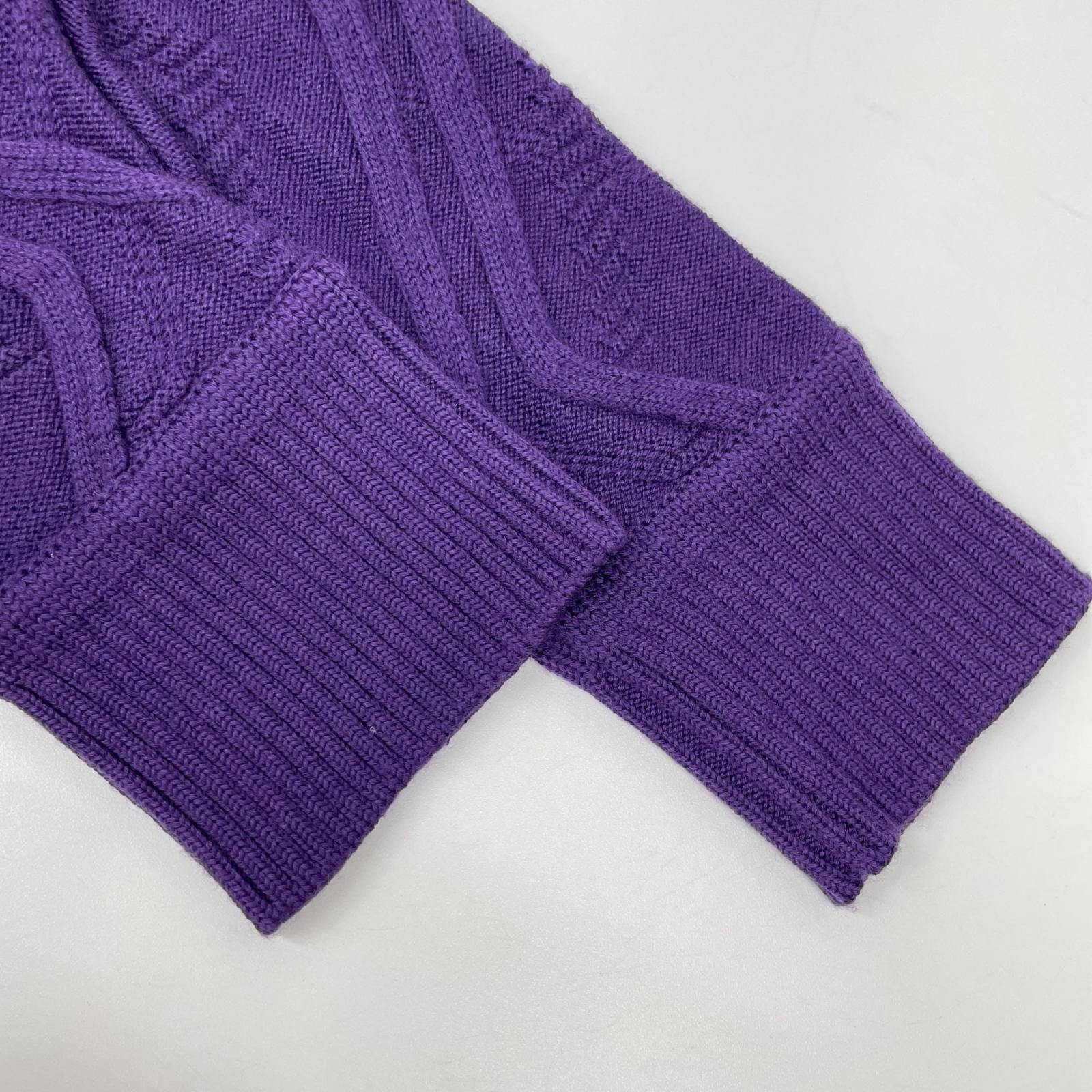 LAPERLA ラペルラ パープル ウール ニット セーター トップス