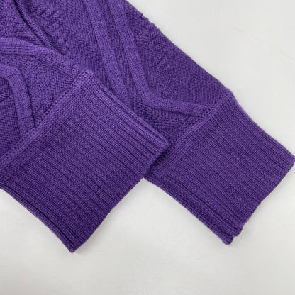 LAPERLA ラペルラ パープル ウール ニット セーター トップス
