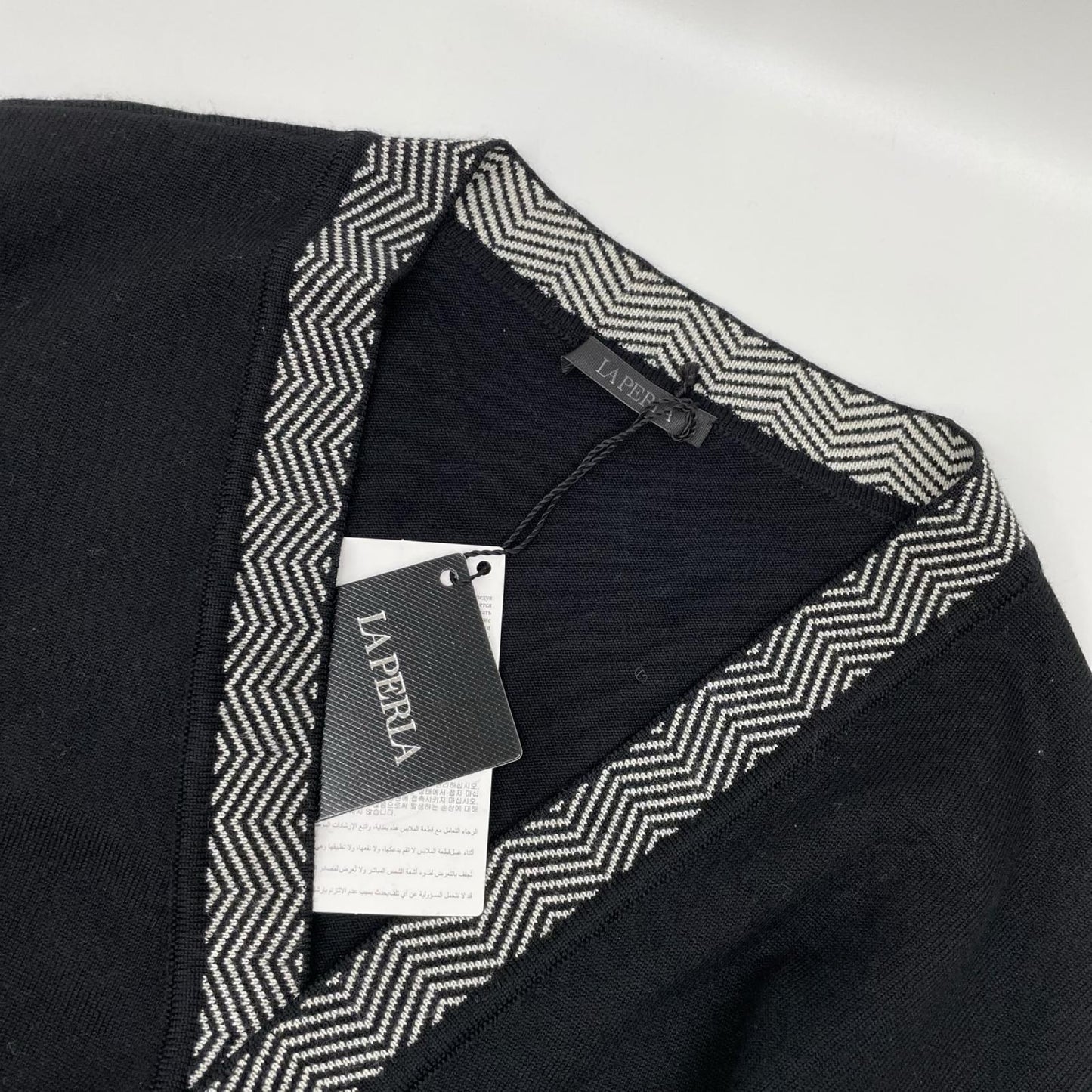 LAPERLA ラペルラ ブラック ウール カーディガン トップス