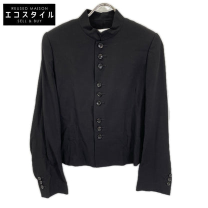 robe de chambre COMMEdesGARCON ローブドシャンブル コムデギャルソン 97年 RJ-100340 ブラック スタンドカラー ジャケット ジャケット