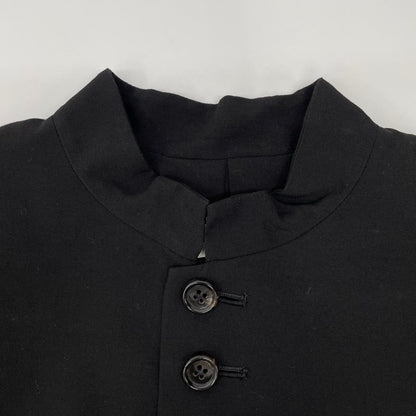 robe de chambre COMMEdesGARCON ローブドシャンブル コムデギャルソン 97年 RJ-100340 ブラック スタンドカラー ジャケット ジャケット