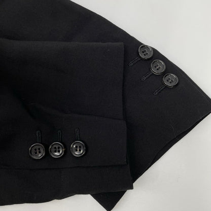 robe de chambre COMMEdesGARCON ローブドシャンブル コムデギャルソン 97年 RJ-100340 ブラック スタンドカラー ジャケット ジャケット