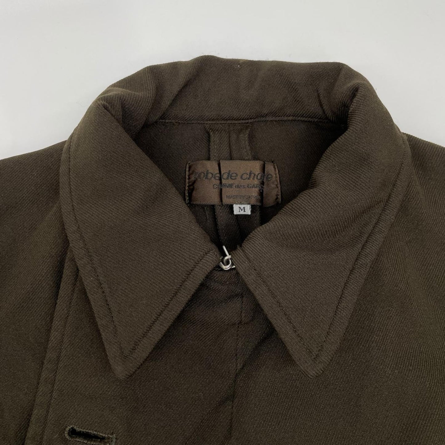 robe de chambre COMMEdesGARCON ローブドシャンブル コムデギャルソン 02年 RI-J010 ブラウン ジャケット ジャケット