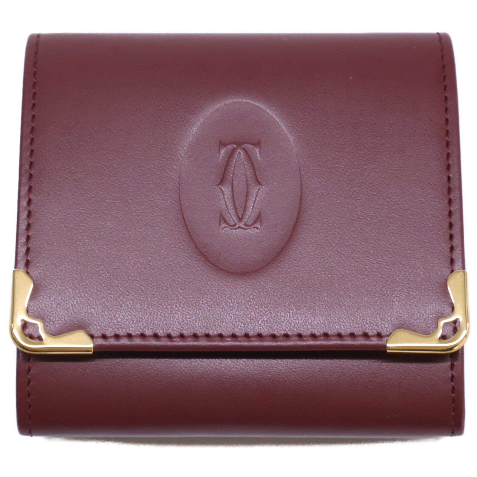 Cartier カルティエ 【新品同様】マストライン レザー コインケース