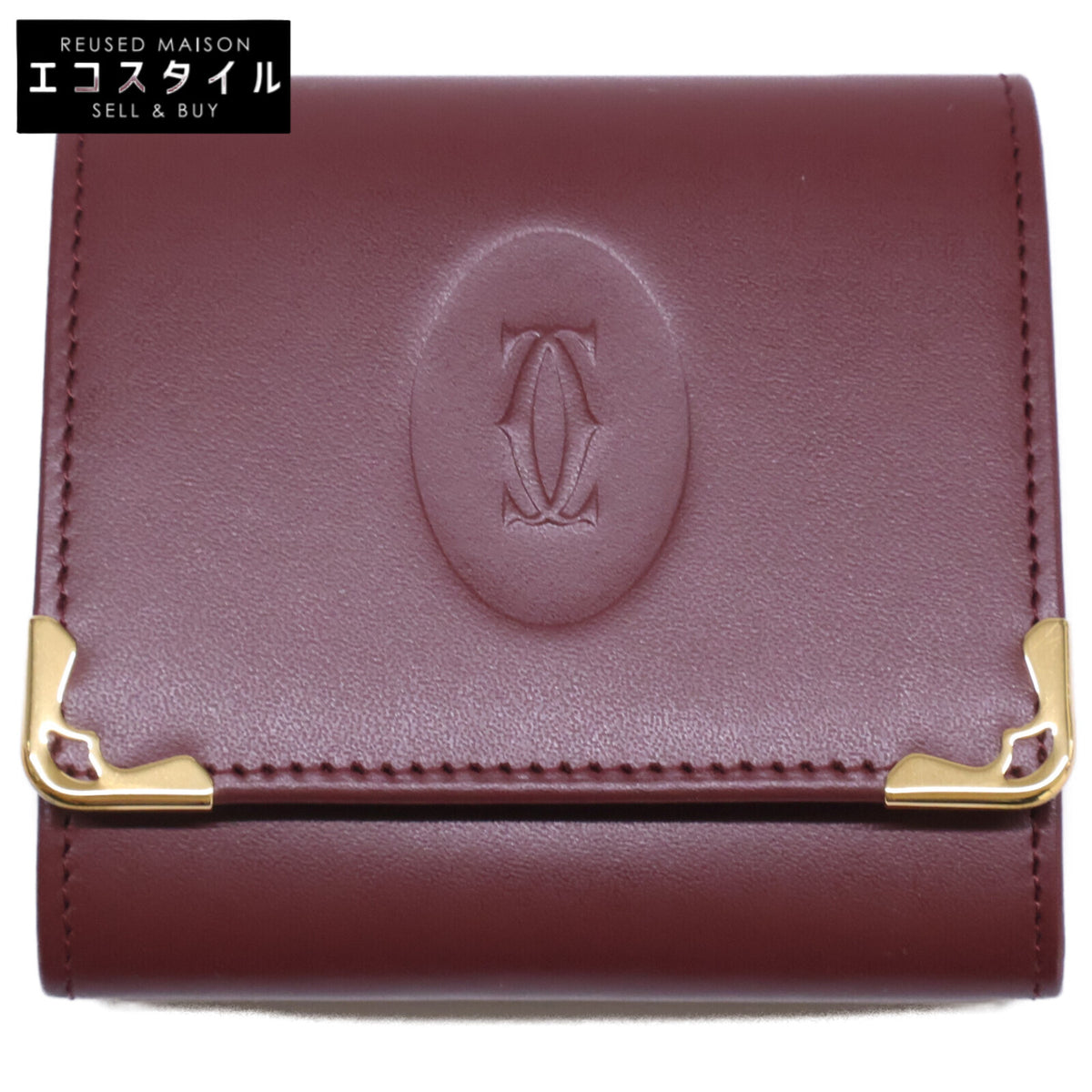 Cartier カルティエ 【新品同様】マストライン レザー コインケース