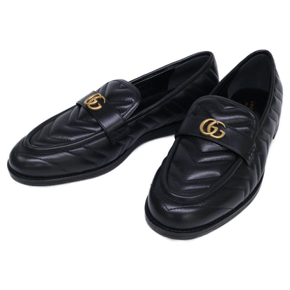 GUCCI グッチ 【新品】670399 GGマーモント レザー キルティングローファー シューズ