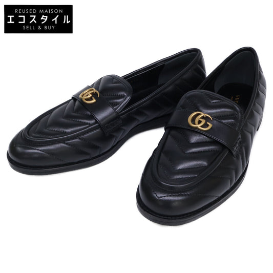 GUCCI グッチ 【新品】670399 GGマーモント レザー キルティングローファー シューズ
