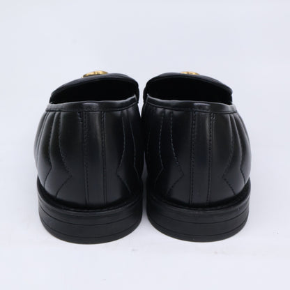 GUCCI グッチ 【新品】670399 GGマーモント レザー キルティングローファー シューズ