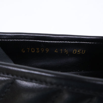 GUCCI グッチ 【新品】670399 GGマーモント レザー キルティングローファー シューズ
