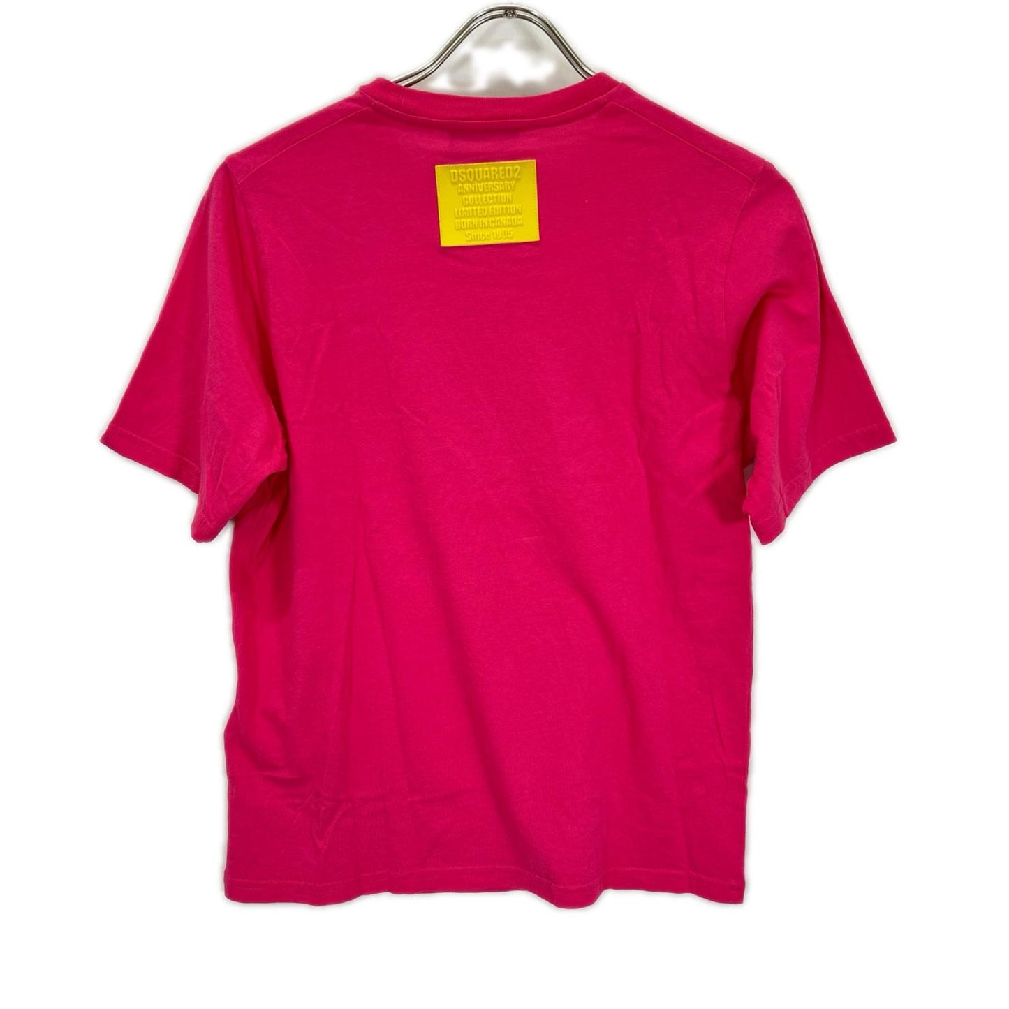 DSQUARED2 ディースクエアード DQ2234 ピンク ロゴTシャツ トップス