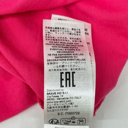 DSQUARED2 ディースクエアード DQ2234 ピンク ロゴTシャツ トップス