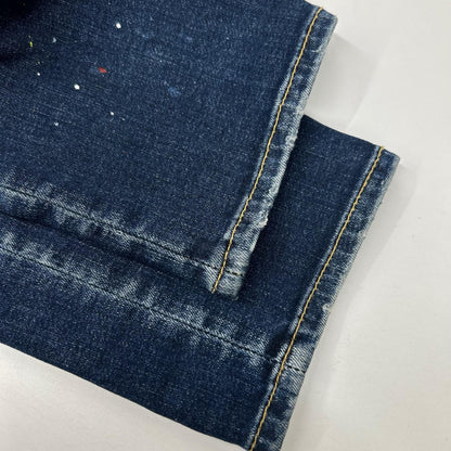 DSQUARED2 ディースクエアード S74LB1517 ネイビー Regular Jean ボタンフライデニムパンツ ボトムス