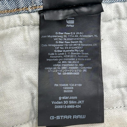 G-STAR RAW ジースターロゥ D06813-8969-424 ブルー デニムジャケット ジャケット