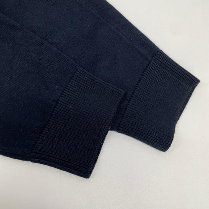 EMPORIOARMANI エンポリオアルマーニ 8N4MA1 4M16Z ネイビー ワンポイントロゴ刺繍 クルーネックニット トップス