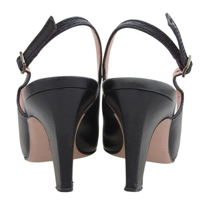 SalvatoreFerragamo サルバトーレフェラガモ CORSA レザー バッグストラップサンダル シューズ レディース 黒 ブラック 5D 00016669 シューズ