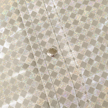 LOUIS VUITTON ルイヴィトン 【美品/国内正規】RM081 MMBS51SOC 総柄 シルク混 シングルジャケット ジャケット