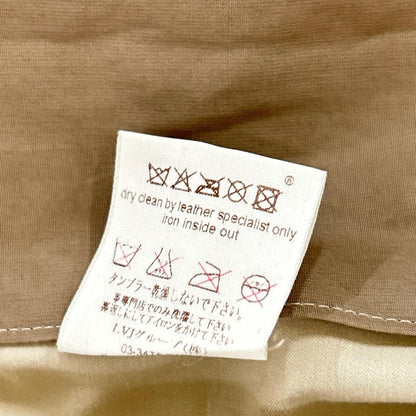 LOUIS VUITTON ルイヴィトン ベージュ クルミボタン コットンシルク トレンチコート コート