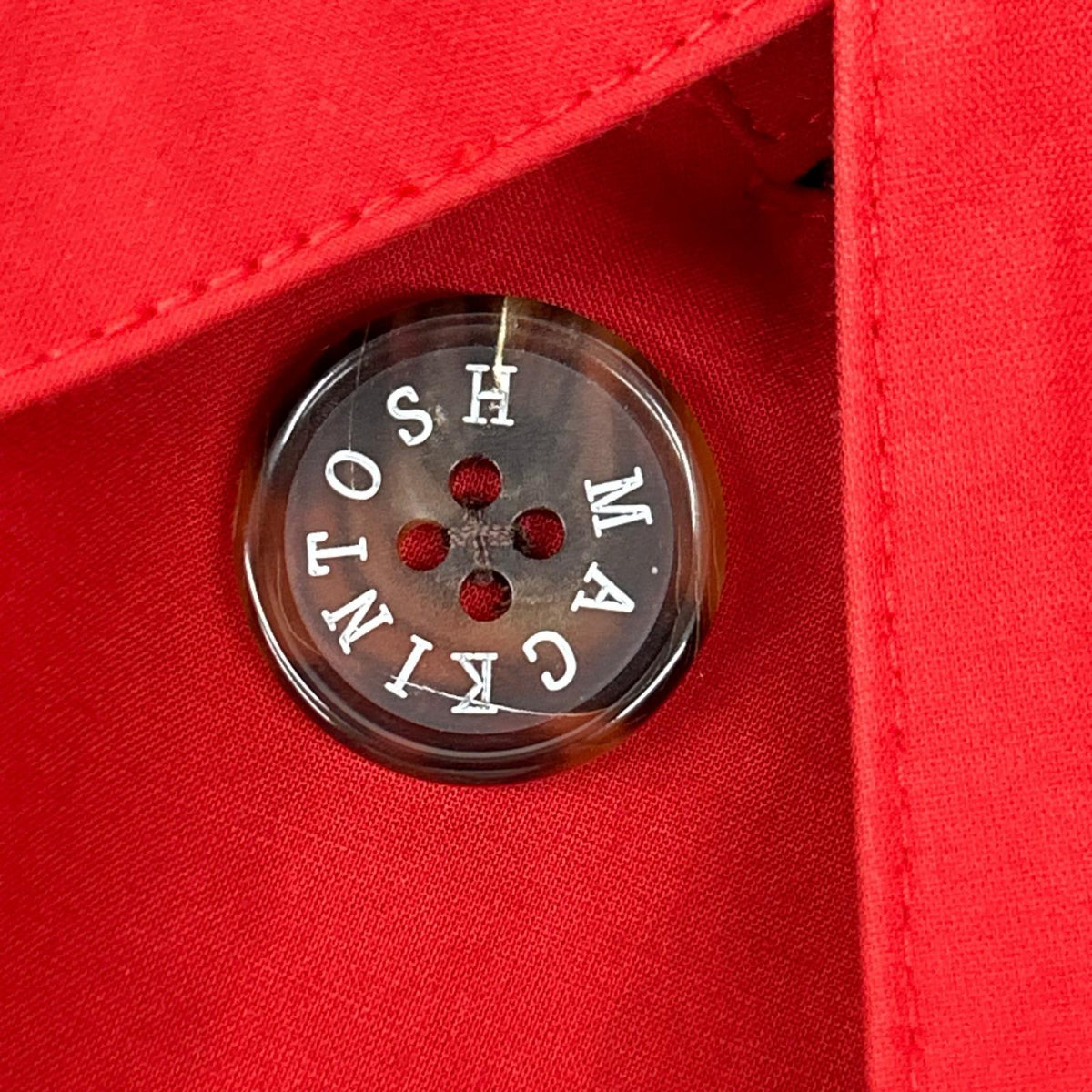 MACKINTOSH LONDON マッキントッシュロンドン G1A01-201-15 レッド タータンチェックライナー付き ステンカラーコート コート