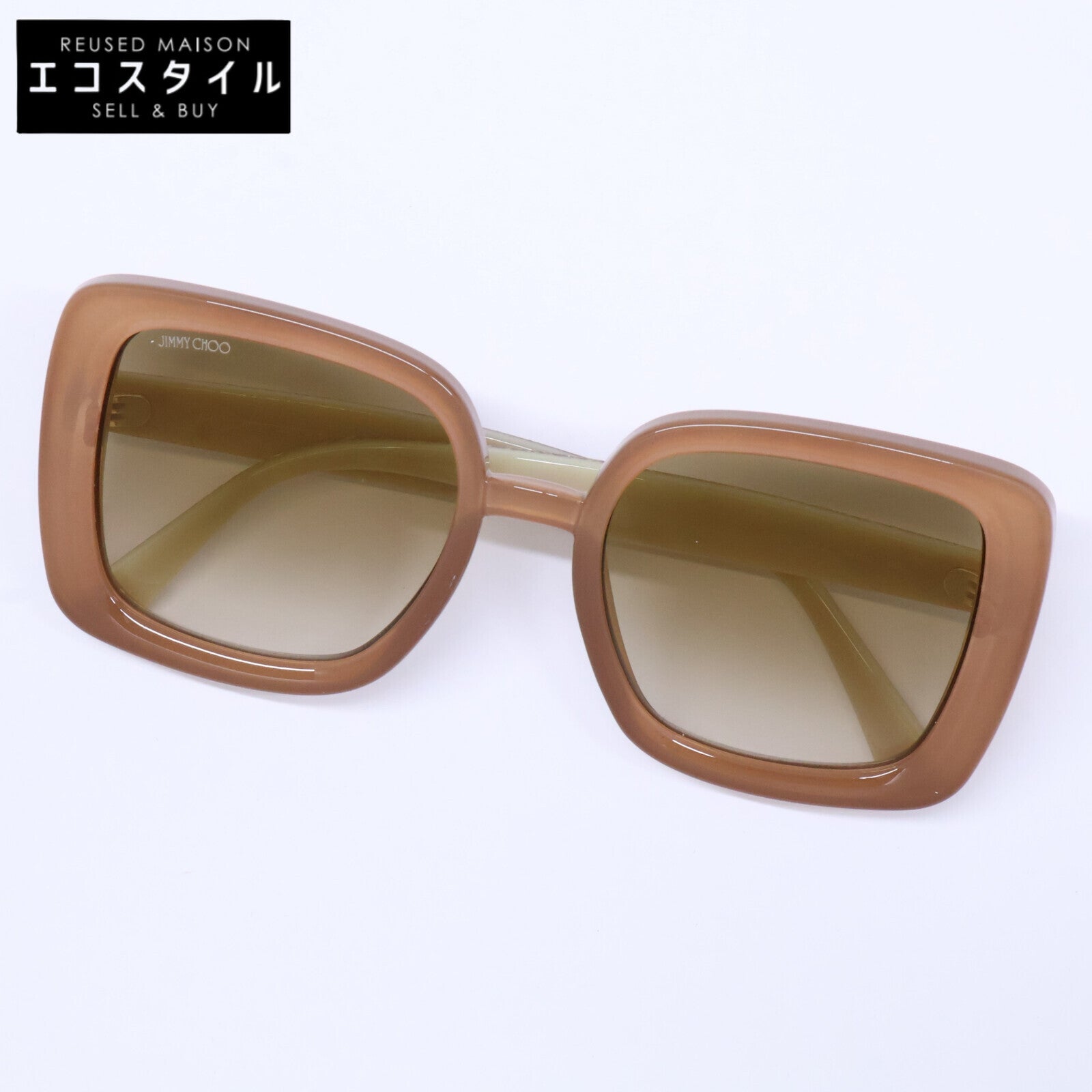 JIMMY CHOO ジミーチュウ 【美品】CAIT/S KDZ JL スクエアシェイプ サングラス