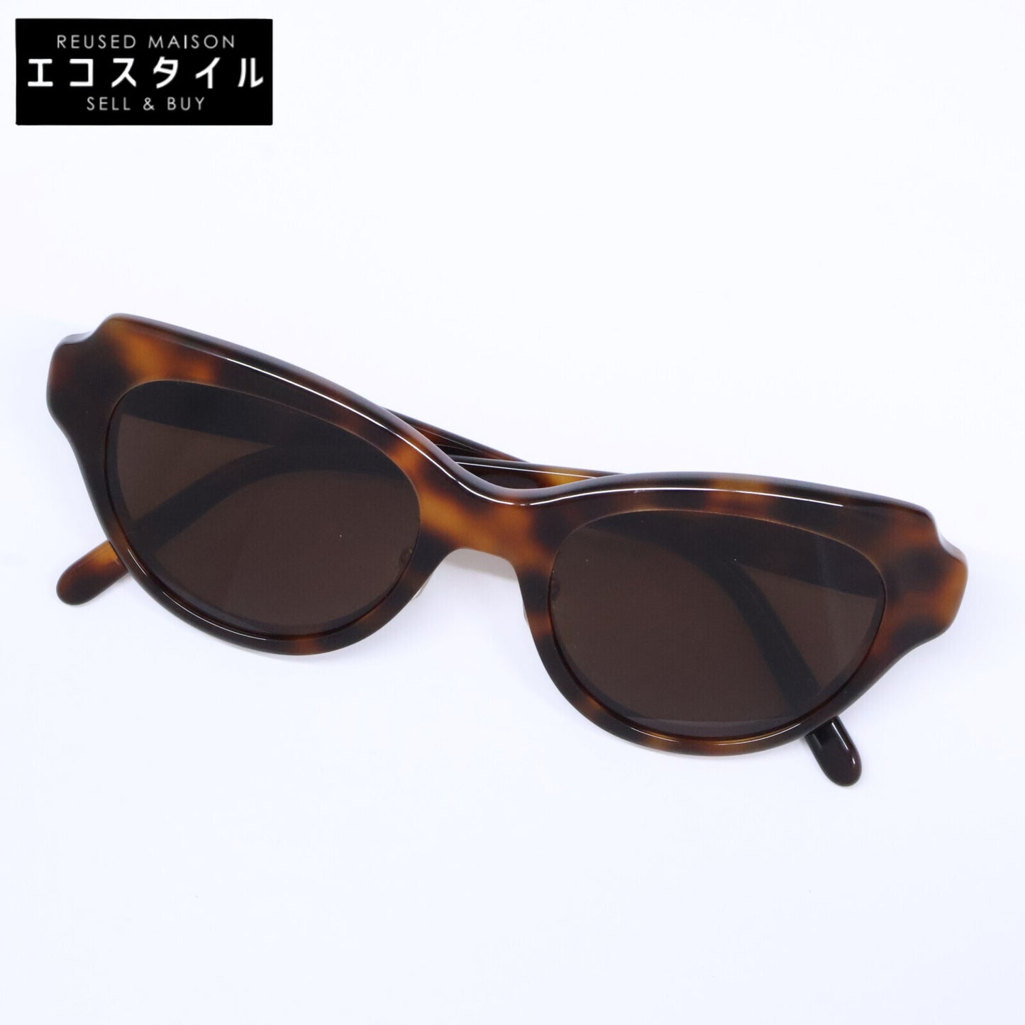 LOEWE ロエベ 【美品】LW40178F 52E スワン クリングスタイプ キャットアイ サングラス