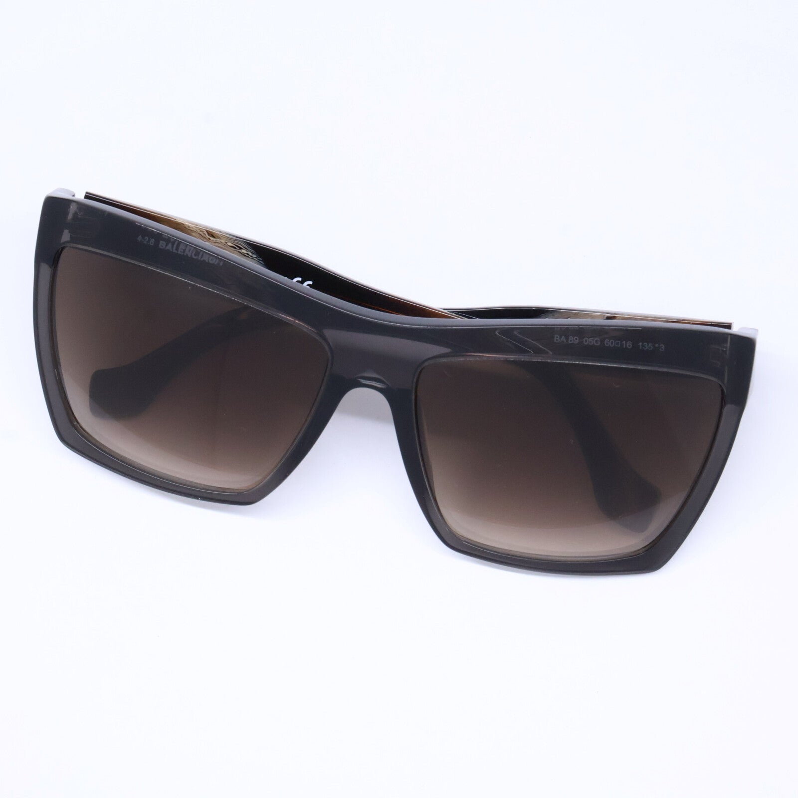 BALENCIAGA バレンシアガ 【美品】BA 89 05G スクエアシェイプ サングラス