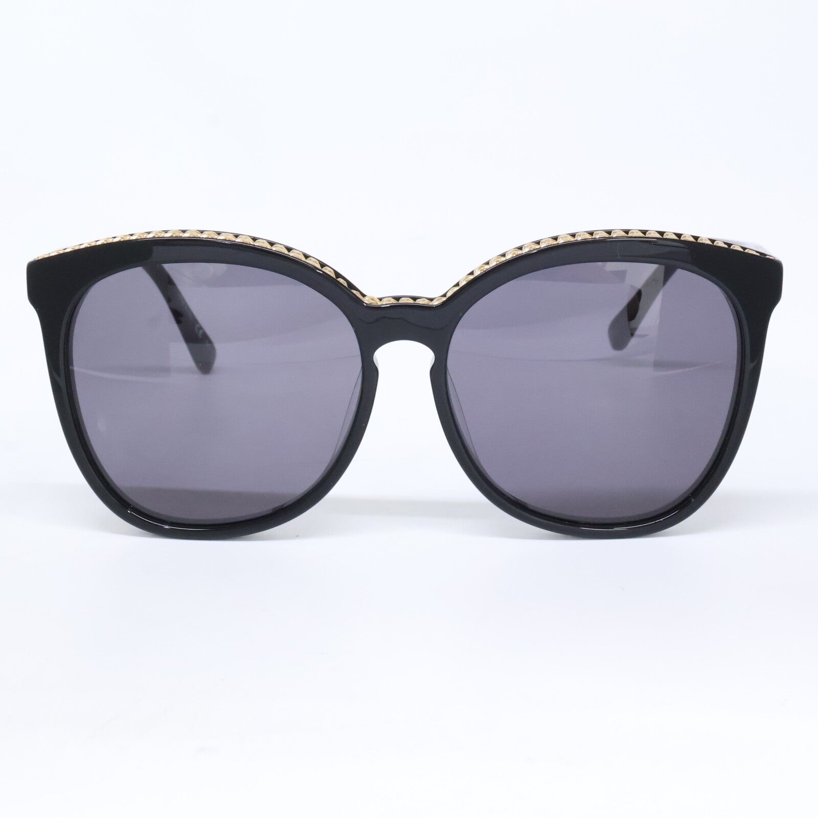 STELLA McCARTNEY ステラマッカートニー SC0074SA 001 チェーンデザイン ビッグフレーム サングラス
