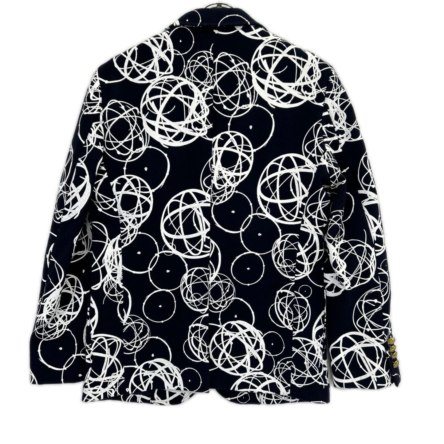 UNITED ARROWS ユナイテッドアローズ 【FUTURA FOR NIGOLD by UNITED ARROWS】5552-299-0041 ネイビー アトミックパターデザイン フランネル ジャケット ジャケット